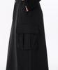 MUSINSA STANDARD WOMAN Women'S Flat Terry Sweat Cargo Long Skirt [Black]