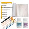Beginner Gold Leaf DIY Kit: Gilded Foil Tools, Buddha Statue Art, Paper & Glue Set