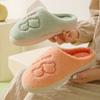 Cotton Slippers Autumn and Winter Indoor Home Home Non-slip Thick Bottom Stepping On Shit Feeling Plush Warm Couple Slippers