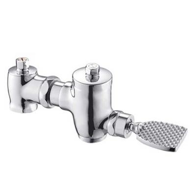 Maworth Brass Horizontal Foot Flush Toilet Valve