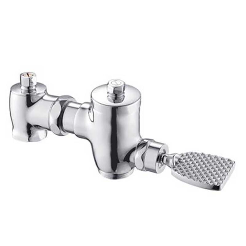 Maworth Brass Horizontal Foot Flush Toilet Valve