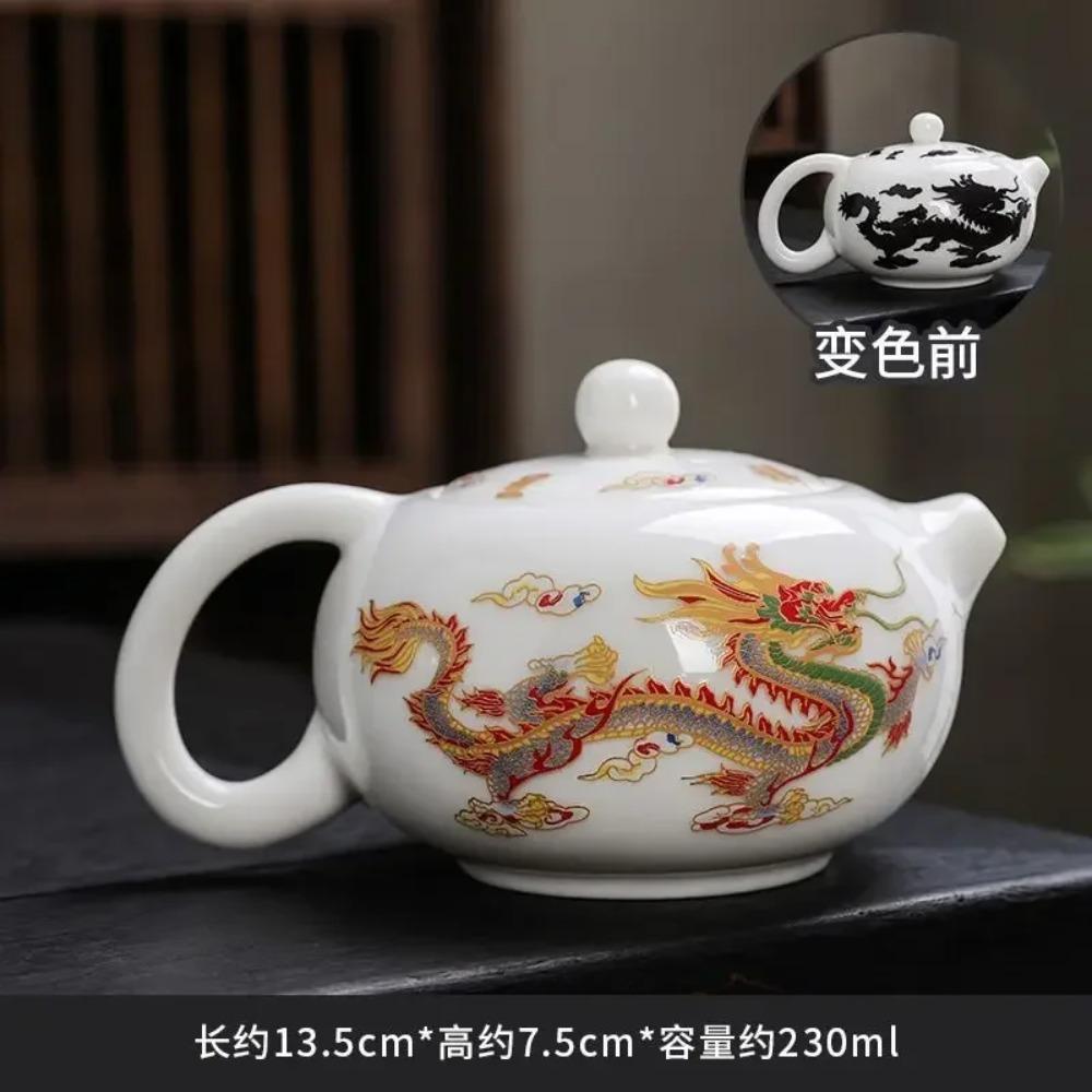Handmade Zisha Xishi Teapot Color-changing Tea Pot Chinese Teaware Set Kungfu Tea Ceremony Tea Accessories Purple Clay Teapots