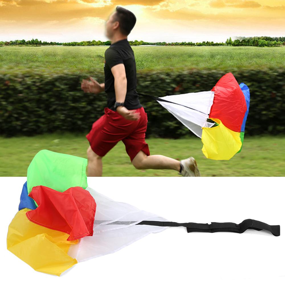 Children Colorful Resistance Umbrella Safe NonToxic Physical Training Running Parachute