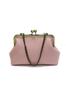 New Women's Bag Clip Mouth Shell Bag Autumn and Winter European Retro Hand-held Shoulder Bag PU Chain Bag