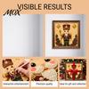 Educational Hands-on Toys Nutcracker Faux Pearl Art Kit, Painting DIY Kit with Pre-Framed Projects for Seniors Canvas, 3D Christmas Wall Craft Adults,
