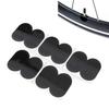 20PCS Black Tire Valve Stickers Plastic,resin Bike Air Nozzle Stickers  Bicycle Wheel Valve Area