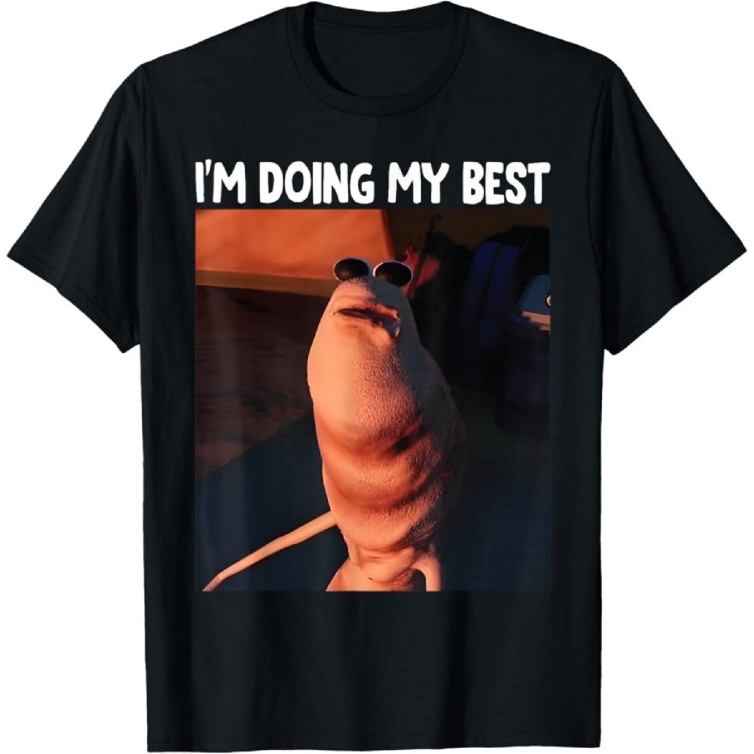 Evports Funny Im Doing My Best Marcus The Worm Meme T-Shirt S