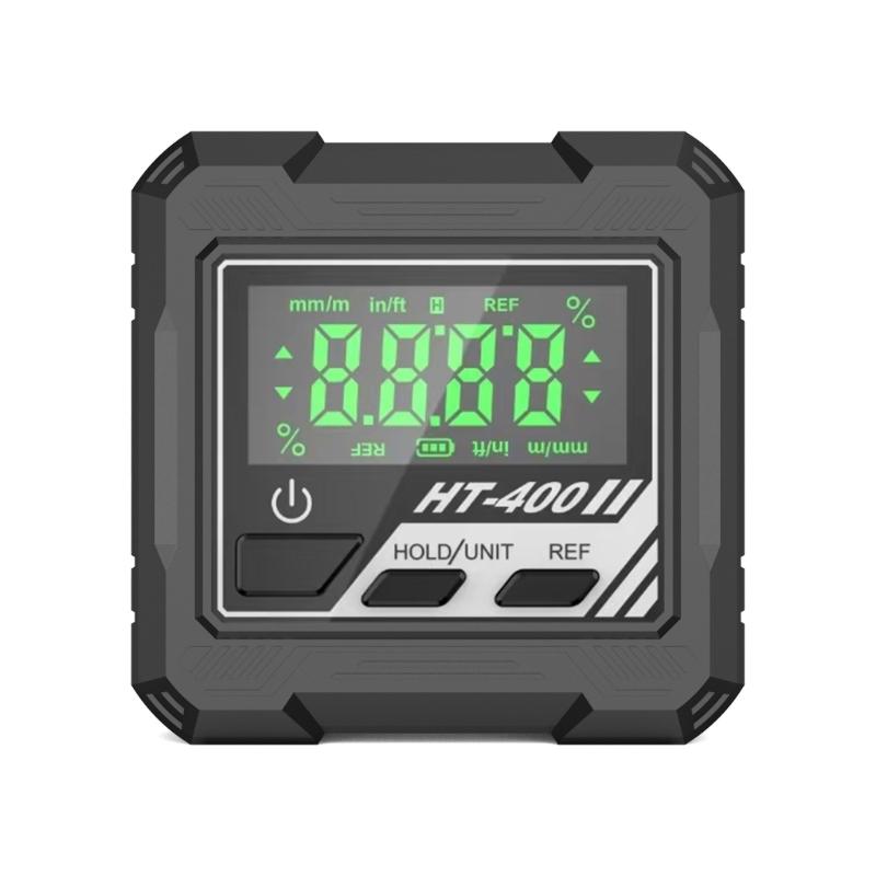 

High Accruacy Digital Angles Finder Inclinometer Magnetic Level with LCD Display & Auto 0 Function for Engineering
