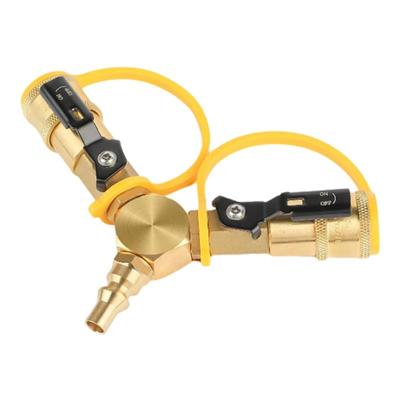 Quick Connect Y Splitter 1/4 Inches Quick Connect Hose Fittings Connector 2 Way Adapter 1/4 Inch Quick Connect Hose Fittings Y