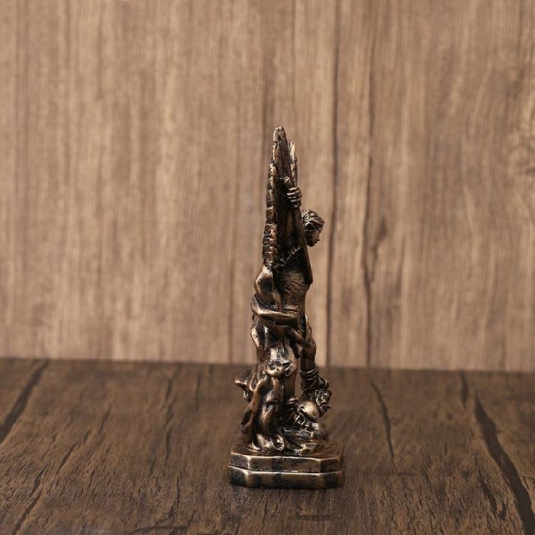 Schützende Erzengel Michael Statue, 5,12 Zoll Erzengel Michael Dekorationen für Sammler Figur