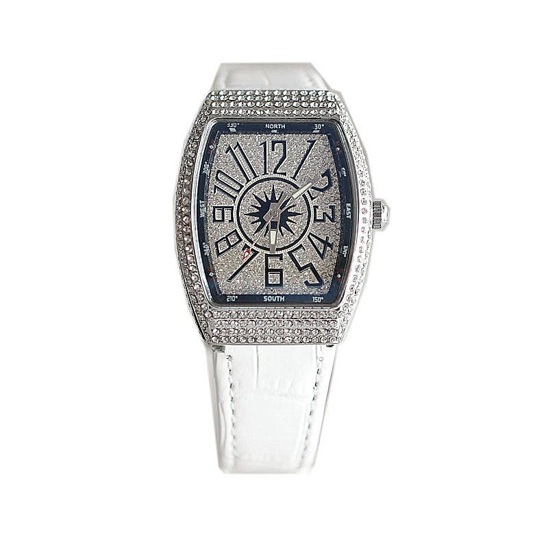 Fashion Genuine Women S Watch, Wine Barrel-Shaped Pointer Luminous Belt, Quartz Waterproof Watch For Men
