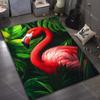 1PC Flamingo with tropical leaves Printed Carpet for Bedroom Living Room Bedside Sofa Floor Mat Modern Home Decor Area Rug