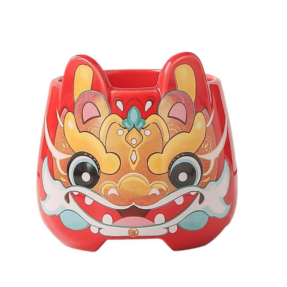 Creative Year of The Dragon Mug Festive New Year Ceramic Cup Souvenir Cup High Precision Coffee Cup Personalized Water Cup