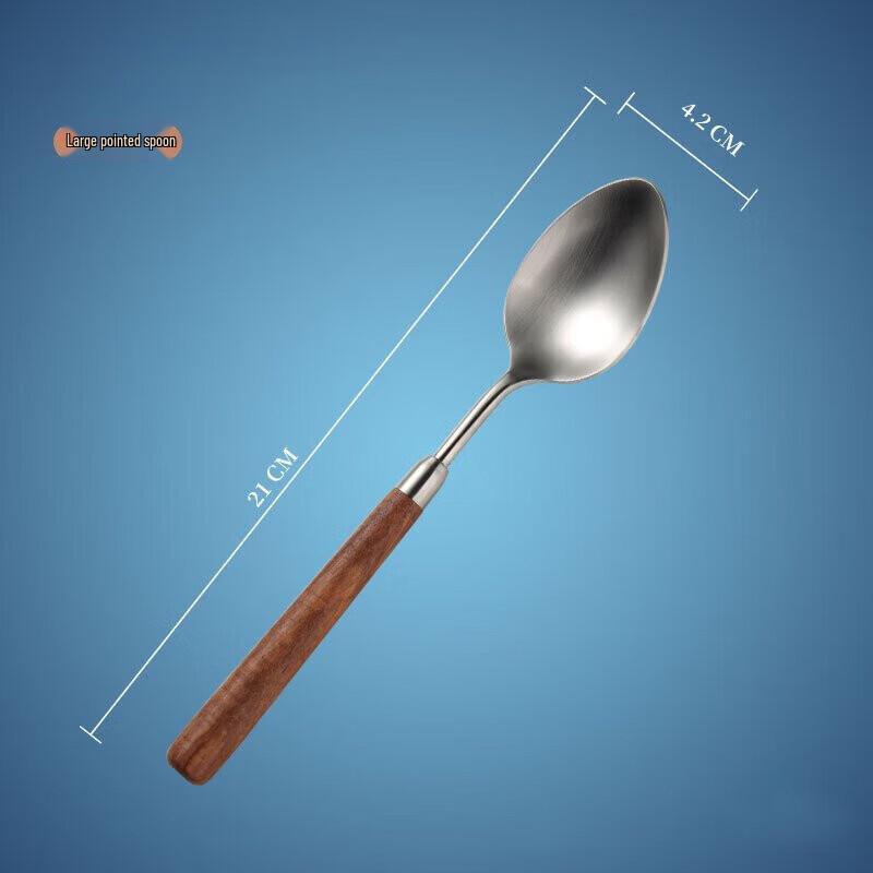 Zhishi Matte Wooden Handle Cutlery