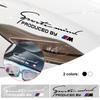 1Pcs Car Light Eyebrow Sticker Personalized Headlight Decal For E90 E34 E36 E39 E53 E60 F10 F30 F15 G05 F16 G06 G07 X1 X5 X6