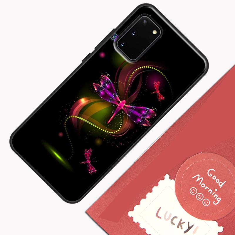 Colorful Dragonfly Phone Case For Samsung Galaxy S24 S26 Ultra S20 S21 S22 S23 S25 Plus S10 S25 FE Cover Shell