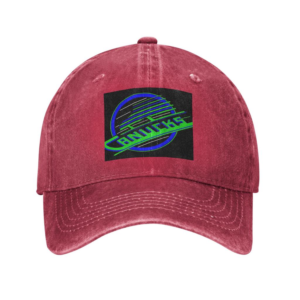 Vancouver Hockey Canucks Baseball Caps Denim Fabric Hats Adjustable Casquette Streetwear Baseball Cowboy Hat for Unisex