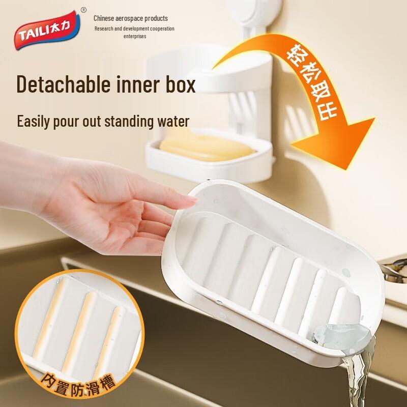Taile Multifunktionale Doppelschichtige Saugseifenschale