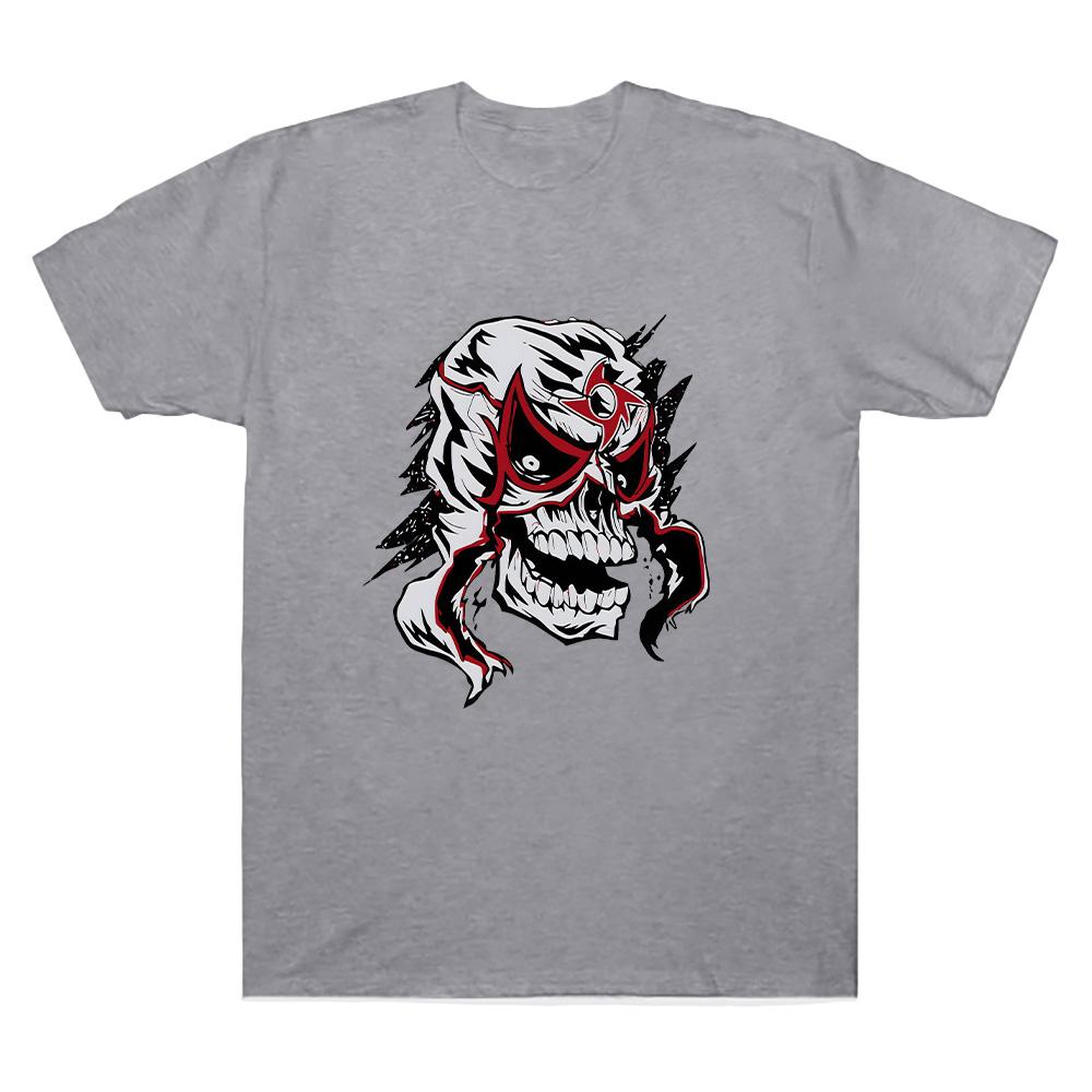 Penta Zero Miedo T-shirt Youth Authentic White Penta Mask T-Shirt Unisex Cotton Casual Breathable Tee Round Neck Short Sleeve Tops