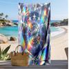 Asciugamano da Spiaggia Stampato Bayern Monaco Asciugamano Morbido ad Asciugatura Rapida Coperta da Spiaggia Rettangolare Grande Portatile per Viaggi Piscina