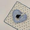 1Pcs Ins Heart-Shaped Plaid Meal Mat With Pleated Lace Cute Bowl Mats Portable Cotton Insulation Pad Mat Home Decoration