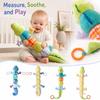 Plush Musical Baby Height Chart with Soothing Sounds - Infant Comfort Toy and Nursery Growth Ruler