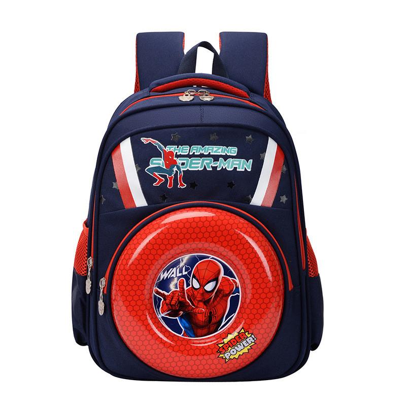 Delightful Cartoon Themed Eva School Backpack For Boys In Stylish Color Combinations BlueRed