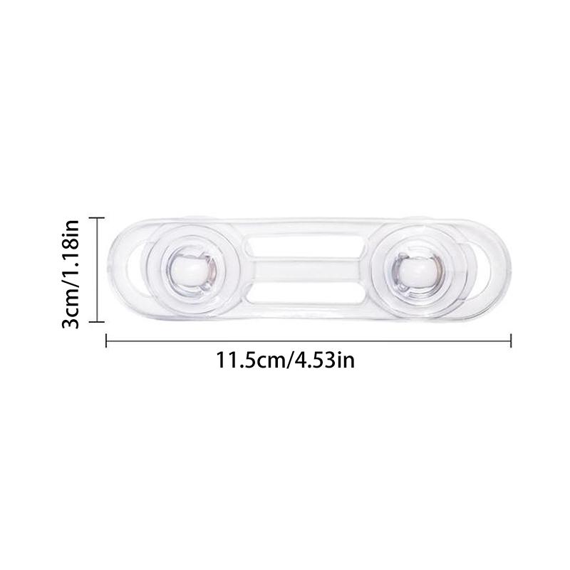 

5Pcs Multi-Functional Baby Child Safety Lock Drawer Refrigerator Lock Transparent Anti-Opening Soft Strap Safety Lock