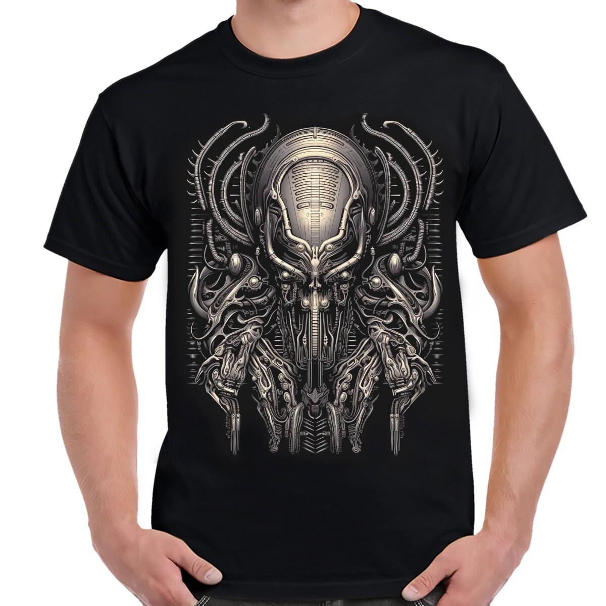Gigeresque Spider King Art Adult T-Shirt S разноцветный