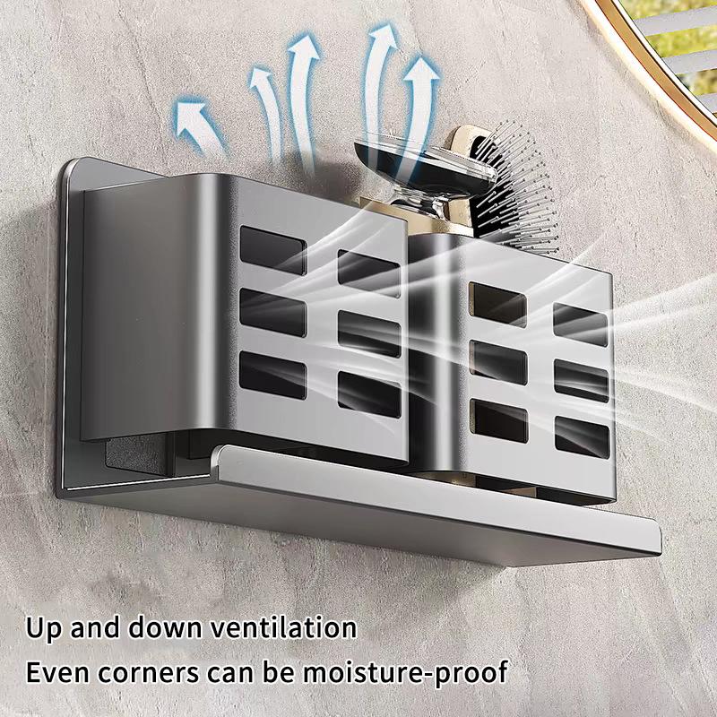 1Pcs New No Drill Wall Mount Bathroom Shelf Makeup Storage Organizer Toiletries Skin Care Product Rack Bathroom Accessories