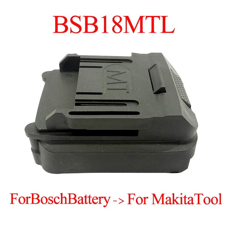 Li-ion Battery Adapter Converter for Bosch 18V for Worx Green 5pin Big Foot 20V Battery for Makita Power Tools BSB18MTL GWB18MTL