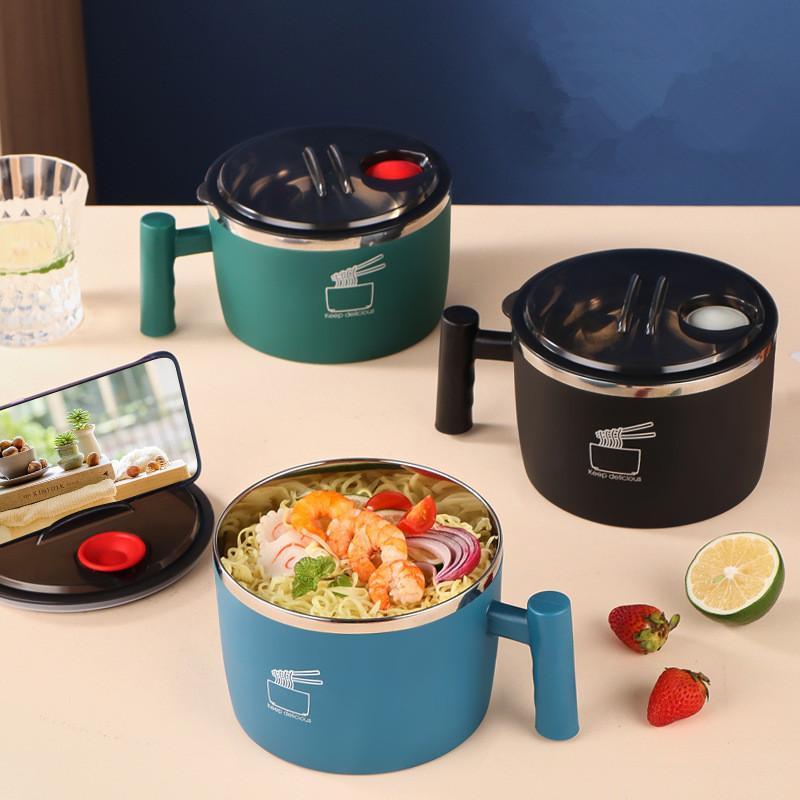 Bowl Lunch Container 1000ml Large Thai Soup Bowls Tableware With Phone Stand Cereal Bowls For Home Kitchen Camping