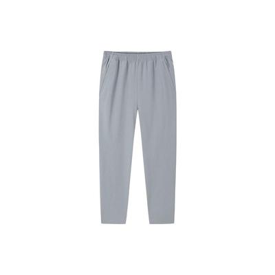 Solid Color Drawstring High Waist Straight Leg Sports Pants Men Pants Gray 152247512S-2