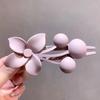 Flower Fruit Hairpin, Women's High-end Hairstyle Accessory, Ponytail Clip, Duckbill Clip, Fashionable Anti-static Hairpin