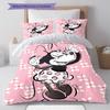 Retro Ink-wash Style Minnie Mouse Themed Print Bedding Set Warm and Comfortable The Perfect Choice for Decorating Child Bedroom