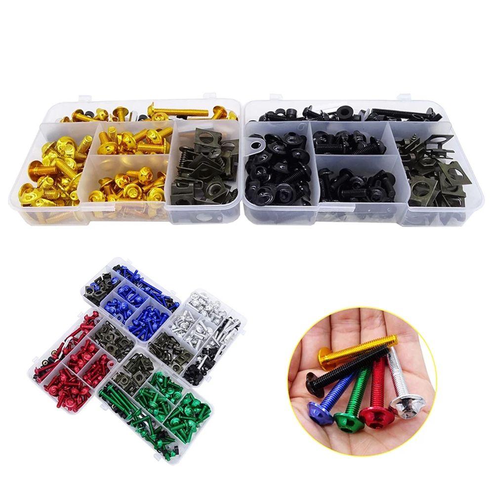 colors Bodywork Fastener Clip Motorcycle Fairing Bolts Kit Full Fairing Bolts Kit Motorcycle Screws