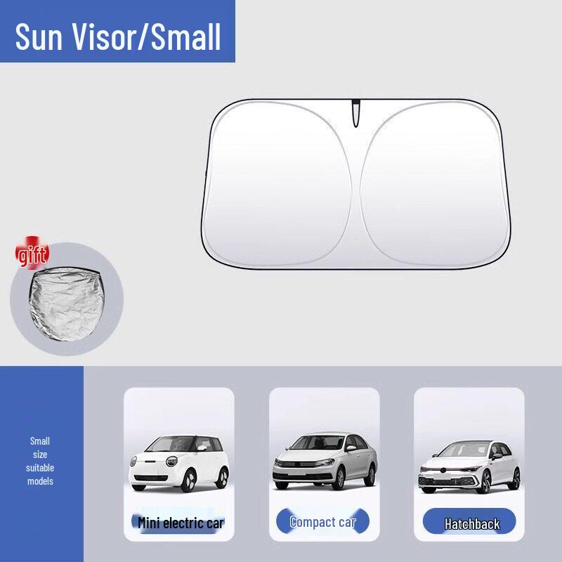 2026 New Model Small Car Windshield Sunshade Umbrella - Sun Protection & Heat Insulation