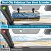Adjustable Car Sun Visor Stable Sun Visor Extender Dazzling Goggle Anti Glare Sun Visor  Clear View