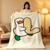 Character A-Avatar D-Duck Throw High-Density Short Plush Blanket Soft Skin-Friendly for Sofa Nap Air-Conditioned Room