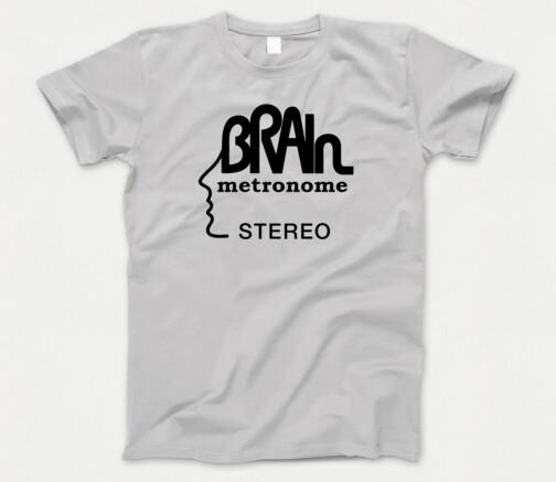 26 Brain Records T Shirt 753 Music Label Metronome Stereo Guru Guru Neu! Cluster Unisex T-Shirt M