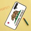 California Flag Case For Huawei Nova 9 10 SE 11i 8i 7i 3i Nova 5T Y60 Y61 Y70 Y90 P20 P30 P40 Lite P60 Pro