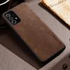 Luxury Case for Samsung Galaxy A13 A23 A33 A53 A73 5G 4G Retro Fashion Natural Texture Solid Color Anti-fingerprints Synthetic Leather Precise