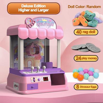 Children's Doll Grabbing Machine, Small Household Mini Clip Doll, Large Coin Twist Machine