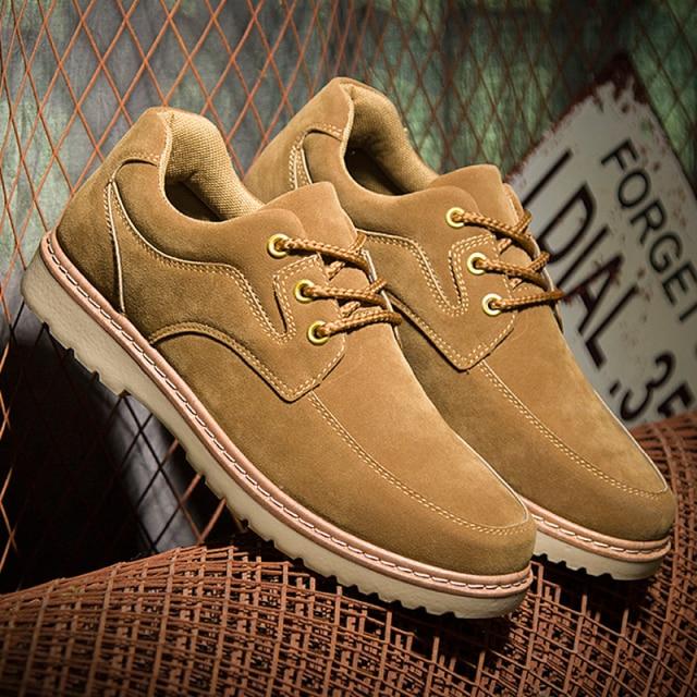 

Мужская повседневная обувь для ходьбы, рабочие ботинки, мужские кроссовки для активного отдыха, осенняя новая мода, мужские повседневные туфли на плоской подошве, обувь для тенниса, мужская обувь 43 жёлтый