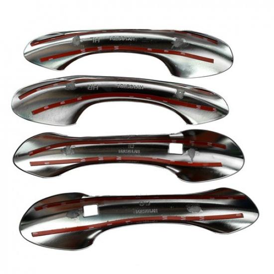 FIT For Hyundai Santa Fe    ABS Chrome Door handle cover trim New