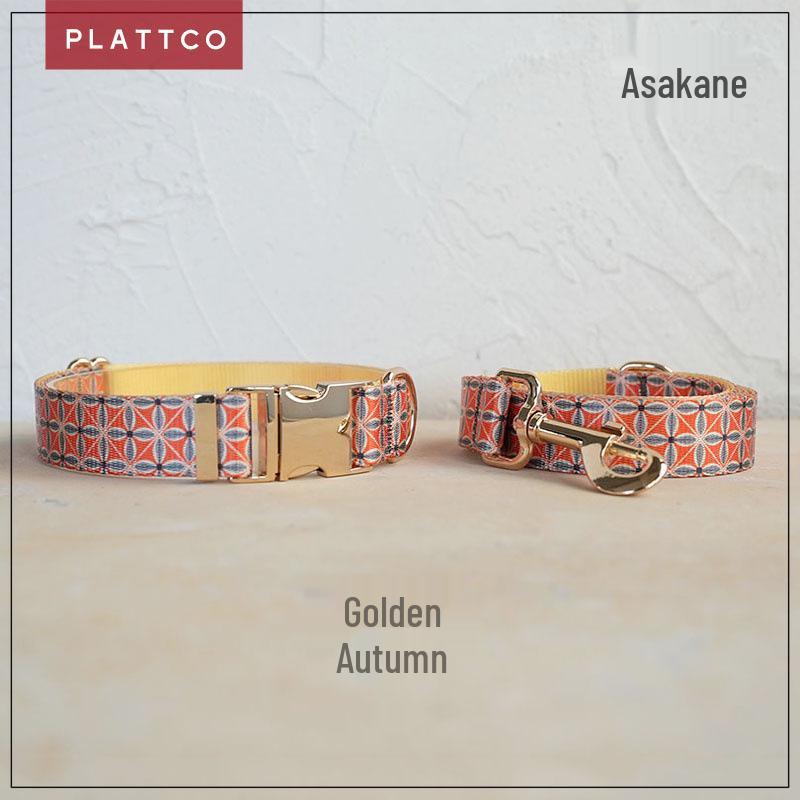 PLATTCO Soft Comfort Pet Dog Collar & Leash Set with Metal Buckle PDC304 Extra Small