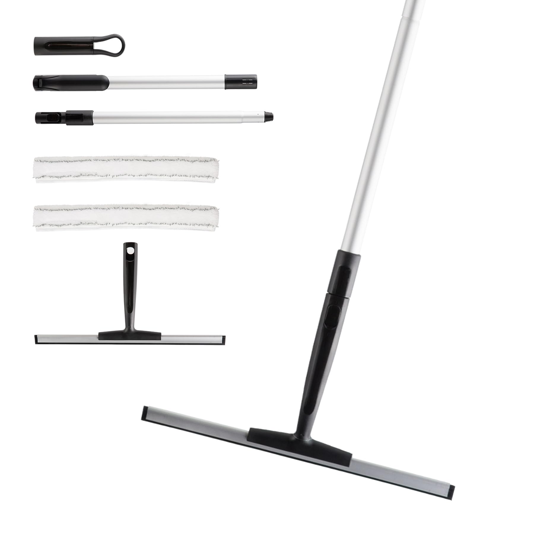 

Eyliden Стакан для воды Стеклянное окно Окно Конденсат Удлинительная штанга Профессиональная очистка стекла Для очистки Скребок, Слив, Стеклоочиститель, Очистка, чёрный