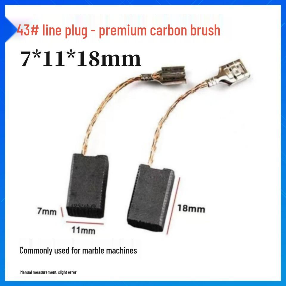 Durable Carbon Brush Set for Grinders, Drill, Hammer, Polisher, Cutter, and Picker Tools
