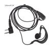 Durable 2 PIN Earhook Headset with Microphone Reliable Transmission & Ergonomic Design for ICV8 V80 V80E V82 V85 F4026