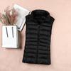 Giacca in Piumino d'Anatra Bianca Gilet da Donna Autunno Inverno Senzamaniche Gilet Caldo Leggero Piumino Top Femminili Capispalla 8XL